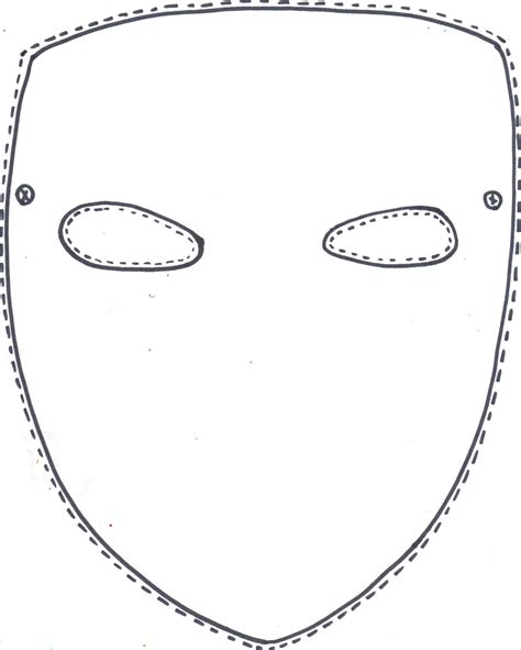 Free Paper Mask Template Templates Printable Download