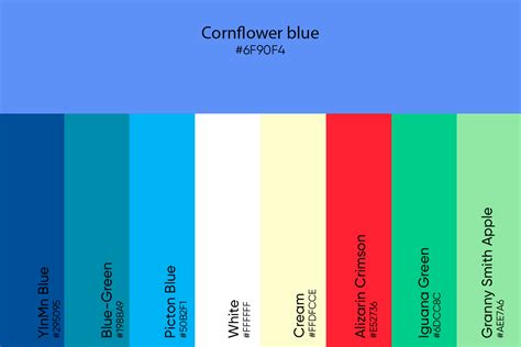 Cornflower Blue Color Palette