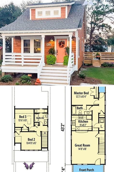 Story Tiny Home Floor Plans Floorplans Click