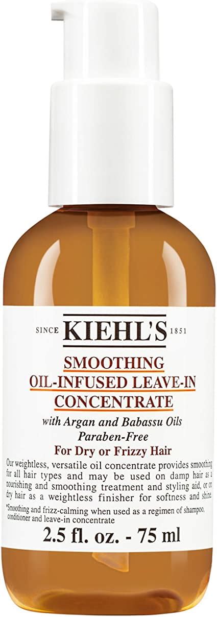 Kiehls Smoothing Oil Infused Leave In Concentrate 25oz Amazonca