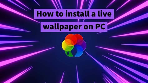 How To Set Up A Live Wallpaper On Your Pc Simple How To Do Youtube