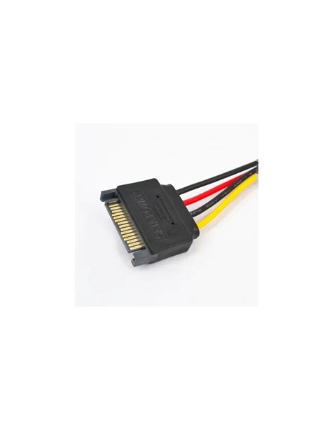 15 Pin Sata Male To Molex Ide 4 Pin Female Adapter Extension Power Cable
