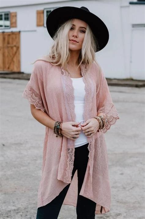 Boho Kimonos Floral Drape Layers And Long Dusters Collection