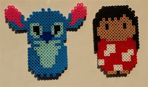 Perler Bead Lilo And Stitch Characters By Joanne Schiavoni Pearler Bead