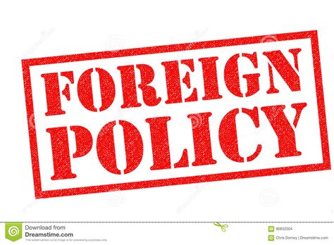 FOREIGN POLICY Rubber Stamp Stock Illustration - Illustration of ...
