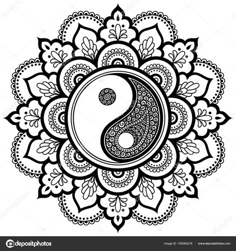 Yin Yang Mandala Svg  278+ SVG File for Cricut