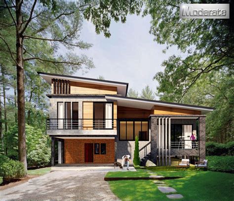 Myhouseplanshop Modern Style One And Half Story House Plan