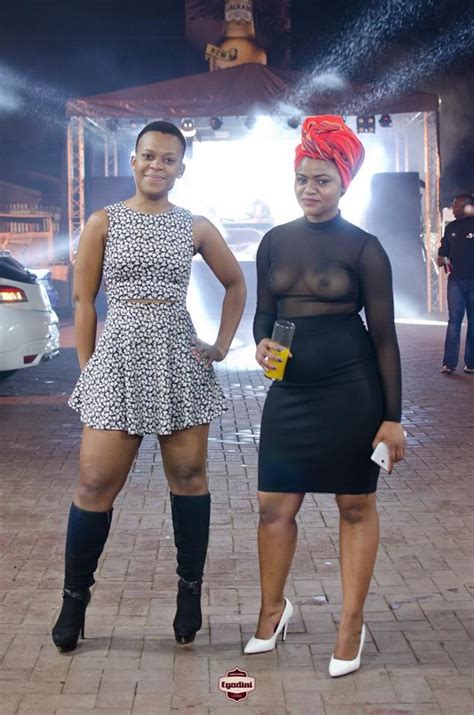 Zodwa Wabantu Takes A Picture With Her Naked Friend Showing Black
