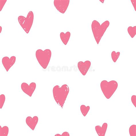 Set Of Hearts Pink Color Stock Vector Illustration Of Celebrate