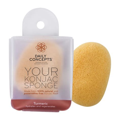 Daily Concepts Your Konjac Face Sponge Turmeric Walmart Com
