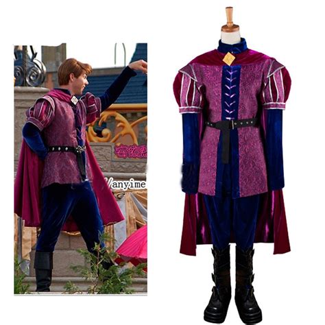 Custom Made Sleeping Beauty Costume 4 Pieces Prince Phillip Cosplay