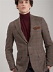 Chaqueta Príncipe de Gales de lana y cachemira | Gutteridge - GI3799GUX10