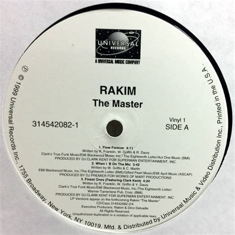 Rakim The Master Detroit Music Center
