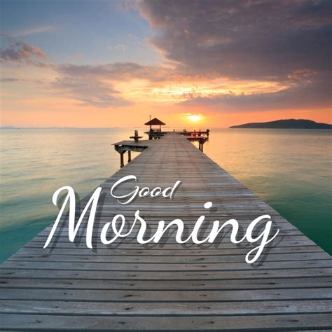 Beautiful Sunrise Good Morning Template Postermywall