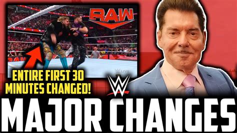 Wwe Vince Mcmahon Major Raw Changes Logan Paul Money In The Bank