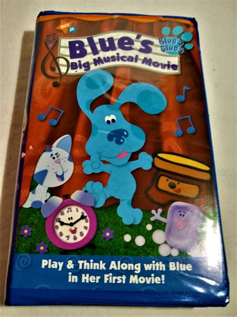 Blue S Clues First Movie Big Musical Movie VHS 2000 Viacom VHS Tapes