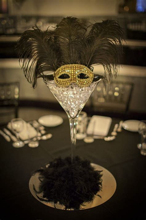 Masquerade Martini Glass Centrepiece Hire Melbourne Sweet 16 Masquerade Party Masquerade
