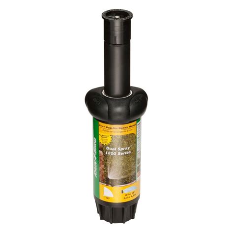 How often and how much you should water depends on the makeup of your soil. Rain Bird 2.5 in. 1200 Dual Spray-Quarter Sprinkler-1225/DSQ - The Home Depot