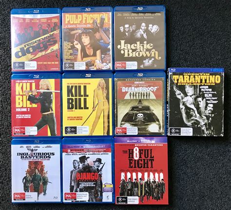 Quentin tarantino is many things. My Quentin Tarantino movies : dvdcollection