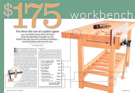Check spelling or type a new query. Free Workbench Plans - The $175 Homemade Workbench | Holzbearbeitung werkbank, Werkbank plan ...