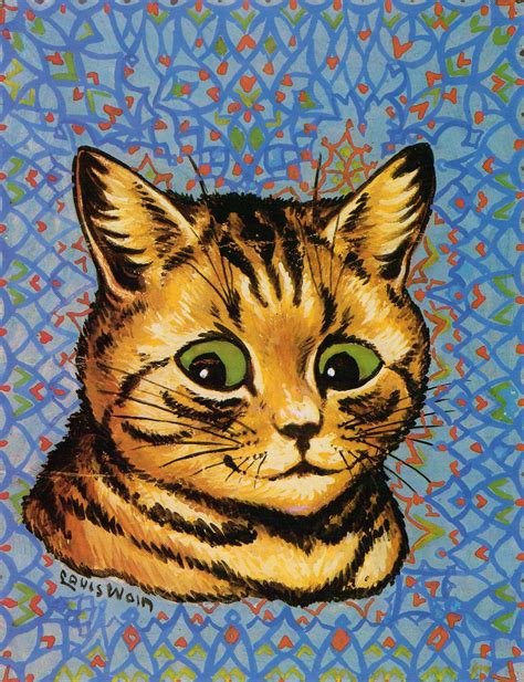 Louis Wains Cat Original Vintage 1983 Art Print By Rarevintageprints