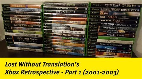 Xbox Retrospective The Best And Most Notable Games Part 1 2001 03