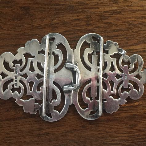 Late Victorian Silver Nurses Belt Buckle Antique Silver Hemswell