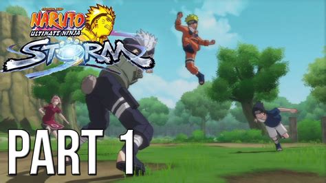 Lets Play Naruto Ultimate Ninja Storm Ps3 Gameplay Part 1 Genin