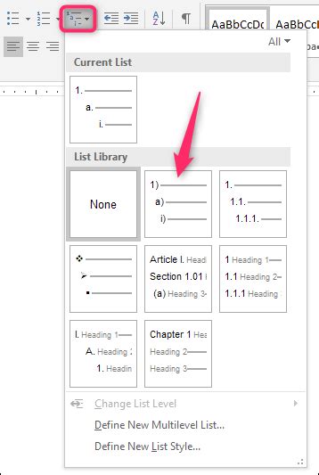 What Is A Multilevel List In Microsoft Word Printable Templates