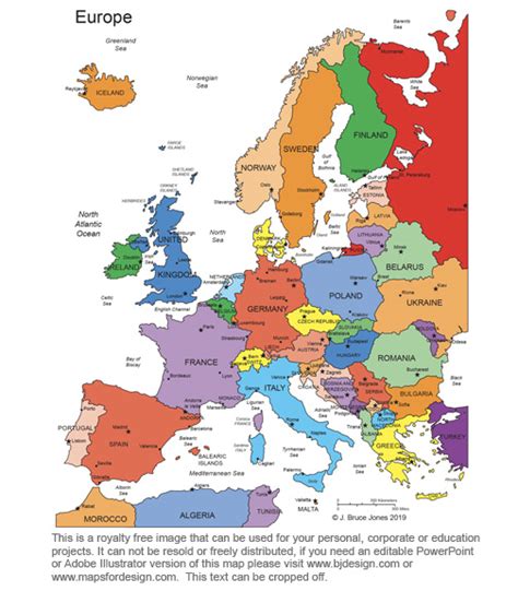 Geeky Printable Europe Map Mason Website