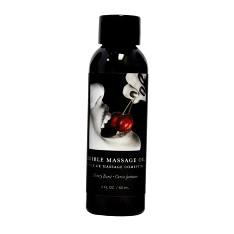 Earthly Body Edible Massage Oil 2oz Loving Stuff