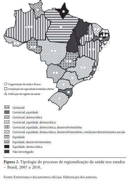 SciELO Brasil Regionalização e acesso à saúde nos estados