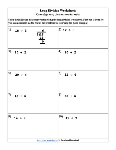 These worksheets cover most division subtopics and are were also conceived in line with common core. Grade 7 Long Division Sums : Some of the worksheets for ...