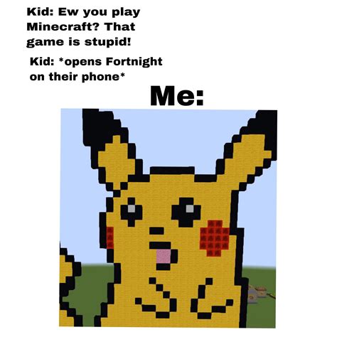 Meme Pixel Art Minecraft