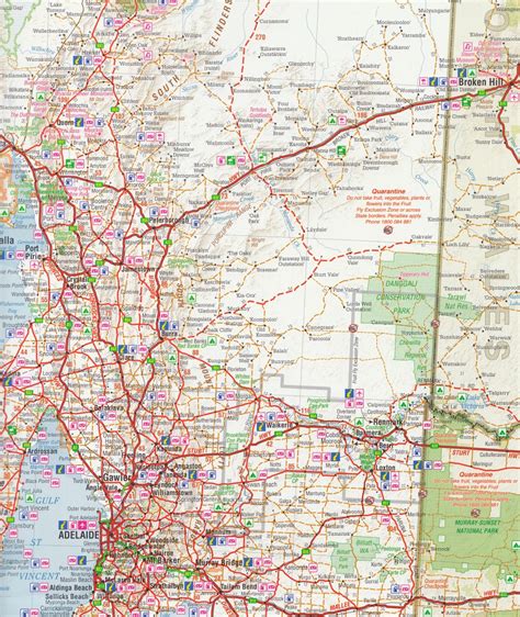 South Australia Hema State Map Buy Map Of South Australia Mapworld