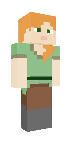 Minimalist Alex Minecraft Skin