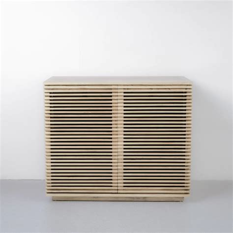 Jensen Slatted Teak Cabinet Slim Profile