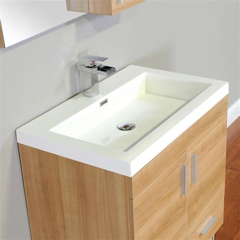 alya   lo  single modern bathroom vanity light oak