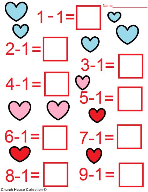 Download and print the worksheets to do puzzles, quizzes and lots of other fun activities in english. Church House Collection Blog: Valentine's Day Math ...