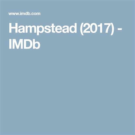 Hampstead 2017 Imdb Hampstead Unexpected Love Brendan Gleeson