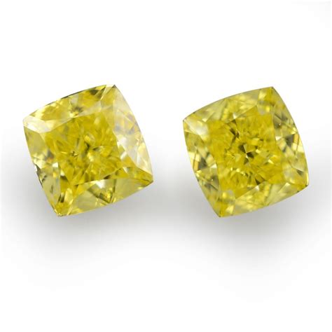 118 Carat Fancy Intense Yellow Diamonds Cushion Shape Vs1 Clarity
