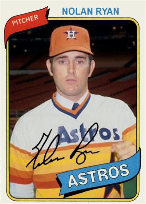 Efdot is a brooklyn based artist who is known for site specific murals and hand drawn art. Cards That Never Were: 1980 Topps Nolan Ryan