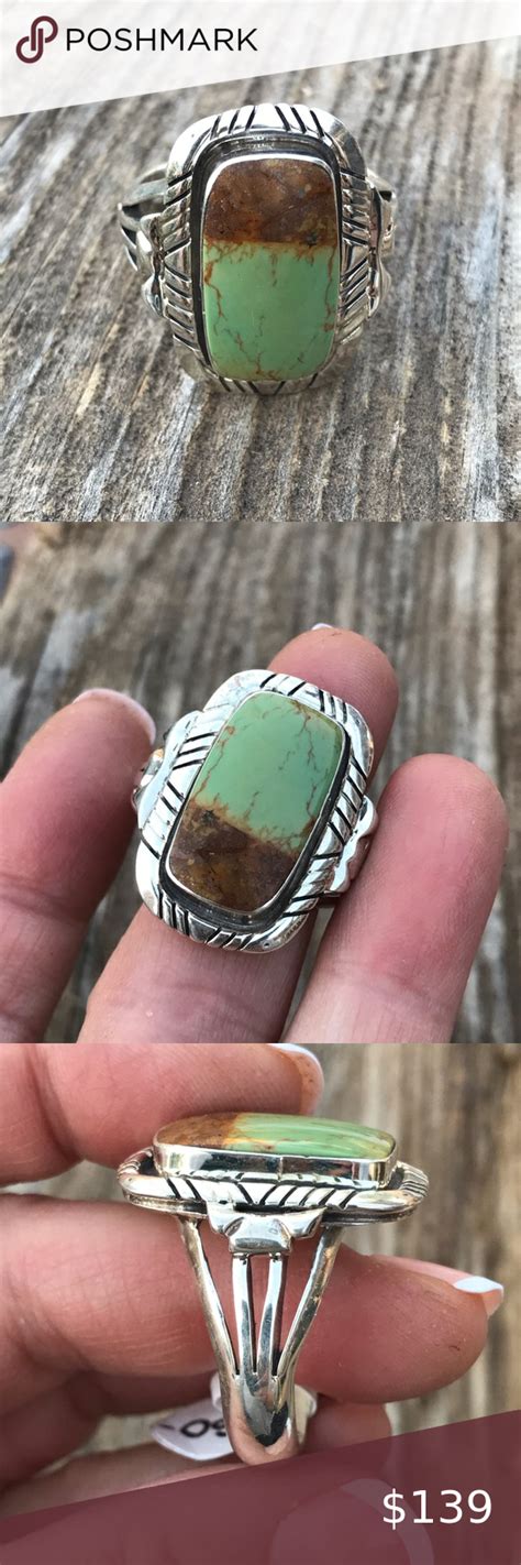 Navajo Sterling Royston Turquoise Ring Sz