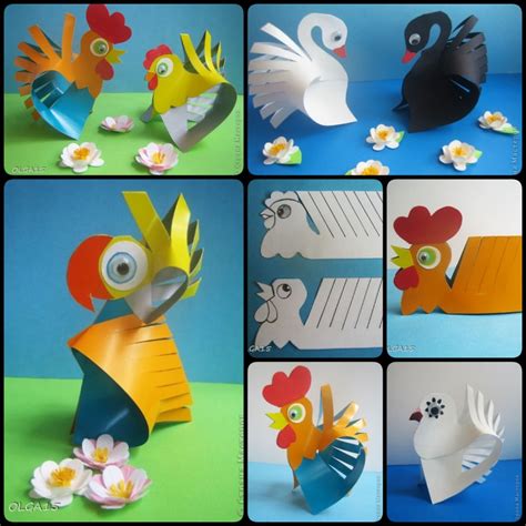 Diy Cute Paper Animal Crafts
