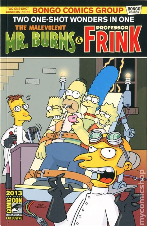 Simpsons One Shot Wonders Mr Burns Comic Books
