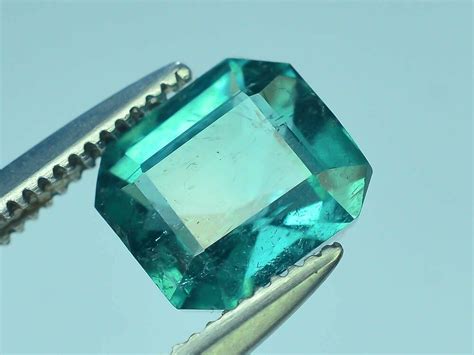 Top Color 155 Ct Indicolite Tourmaline Afghandimensions Mm63 X 57