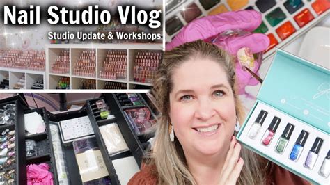 Nail Studio Updates And Watercolour Workshop Nail Studio Vlog Youtube