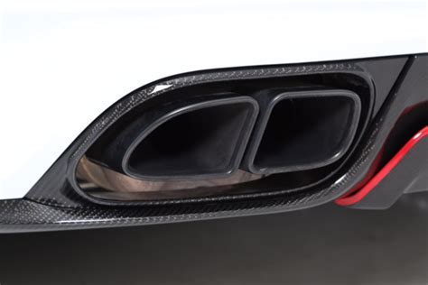 2014 Porsche 991 Turbo S Carbon Fiber Exhaust Bezel Hinder Trim