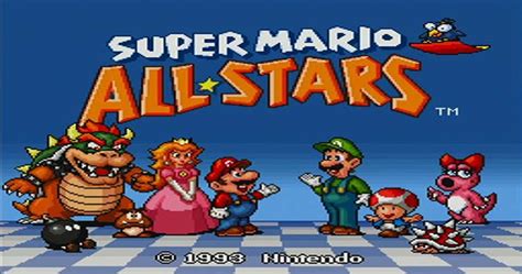 Super Mario All Stars Snes é Anunciado Para Nintendo Switch