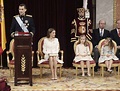 Felipe di Spagna, primo giorno da re con Letizia, Leonor e Sofia: ecco ...
